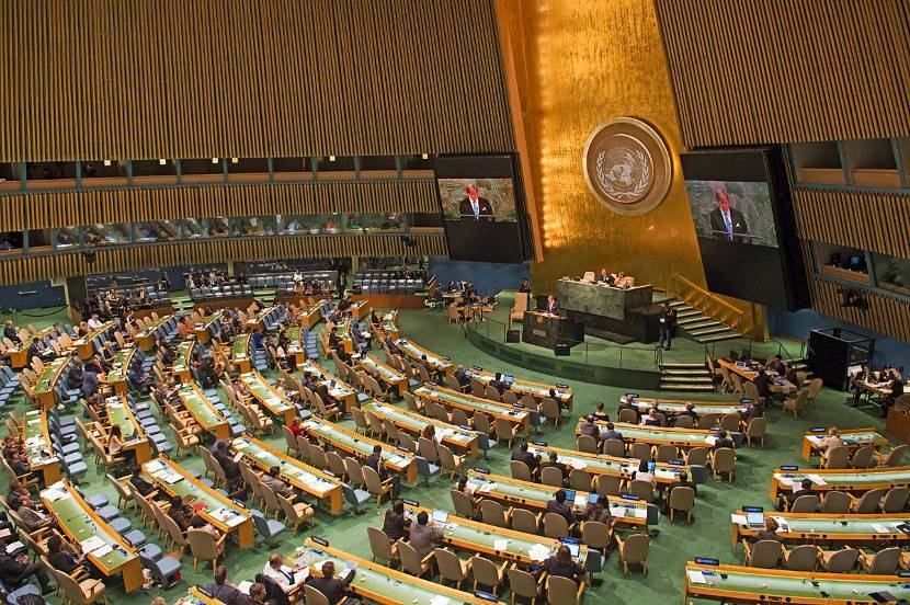 Koning houdt toespraak bij opening 70e Algemene Vergadering van de Verenigde Naties (AVVN)