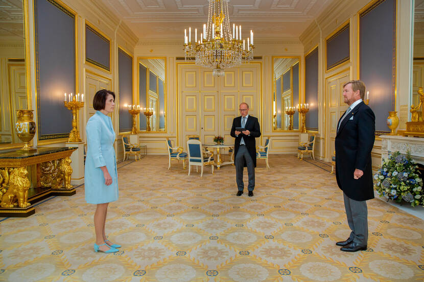 Koning Willem-Alexander beëdigt president Hoge Raad