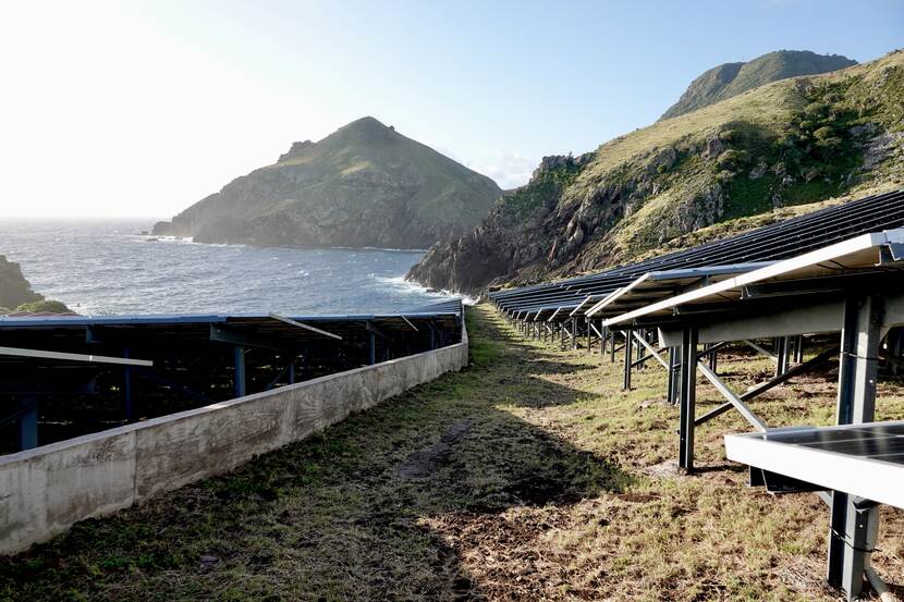Solar Park op Saba
