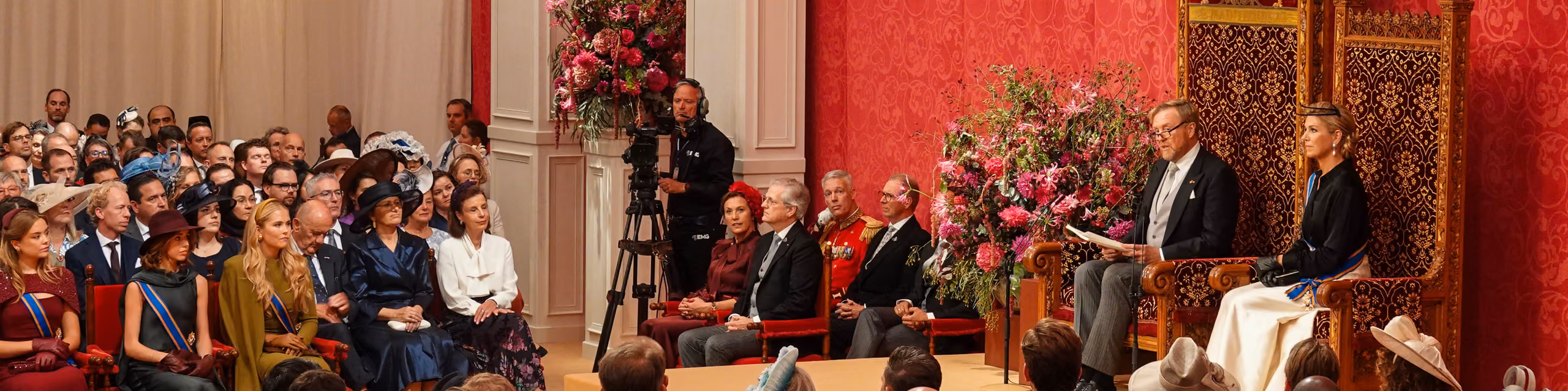 De Koning leest de troonrede voor