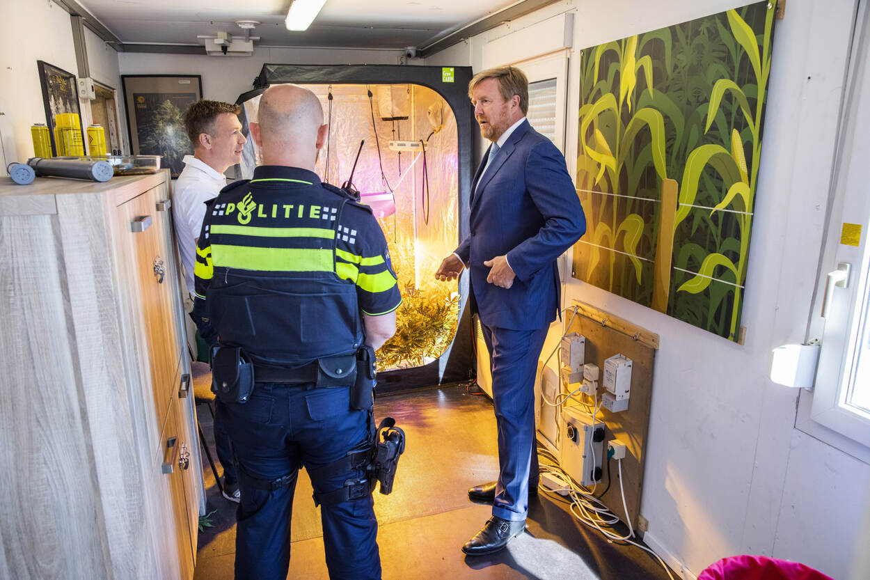 Werkbezoek Koning Willem-Alexanderover voorkomen en bestrijden van drugsgerelateerde ondermijning en criminaliteit in het buitengebied