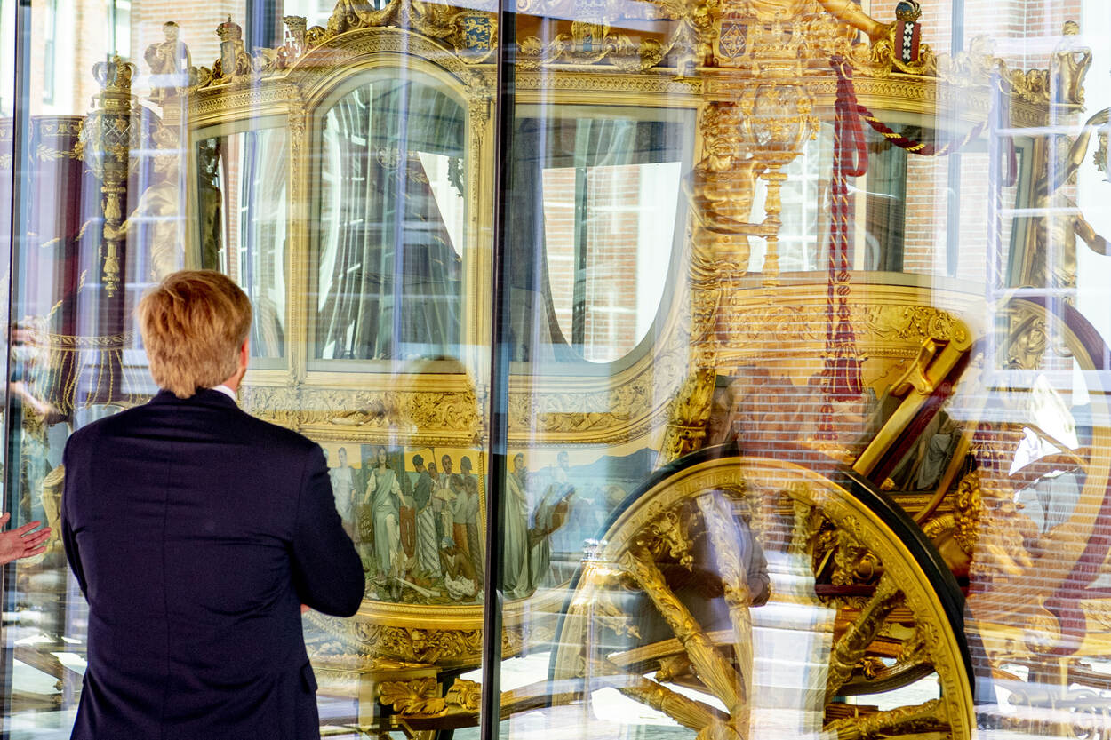 Koning Willem-Alexander bij Gouden Koets