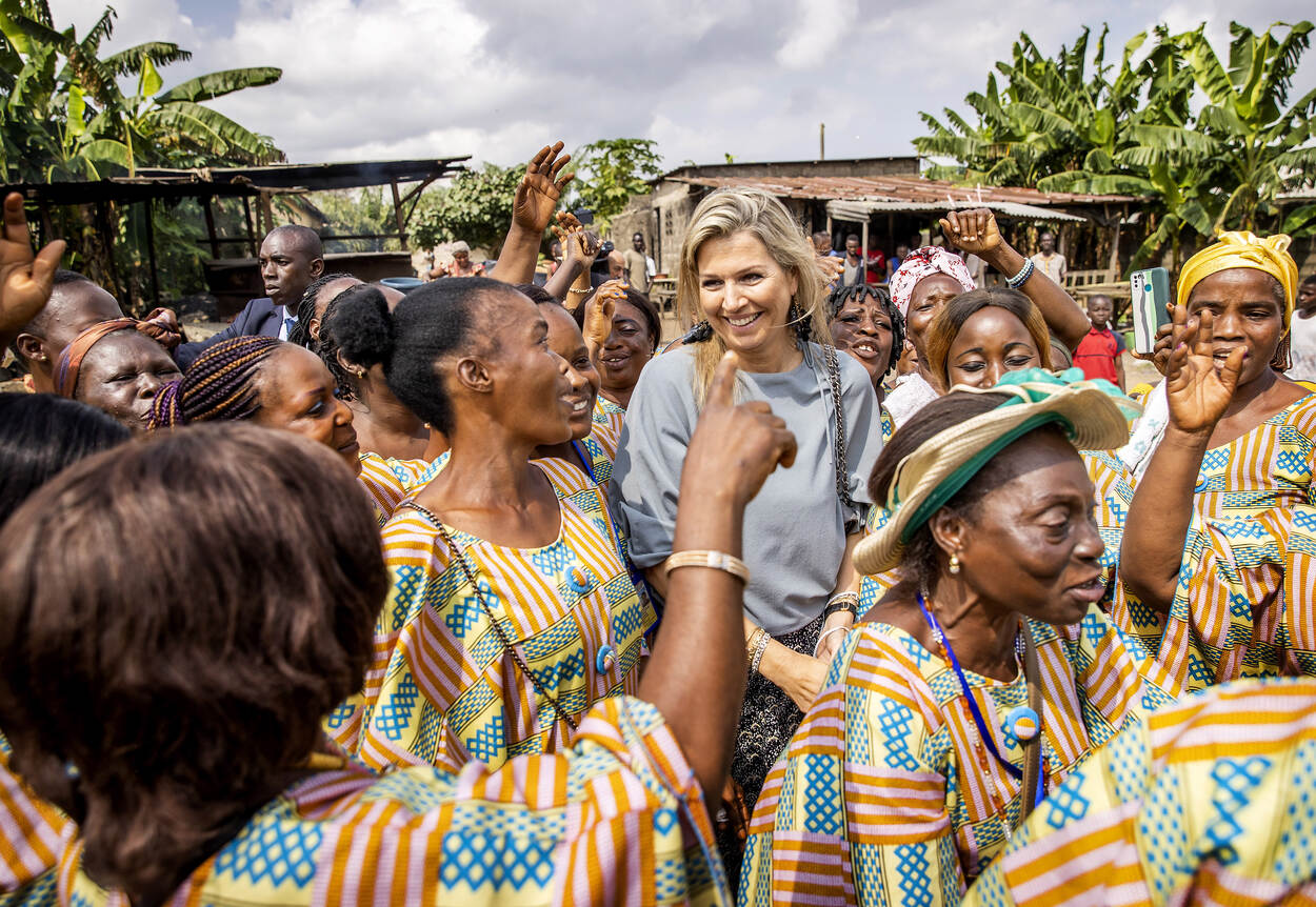 Koningin Máxima bezoekt Ivoorkust UNSGSA