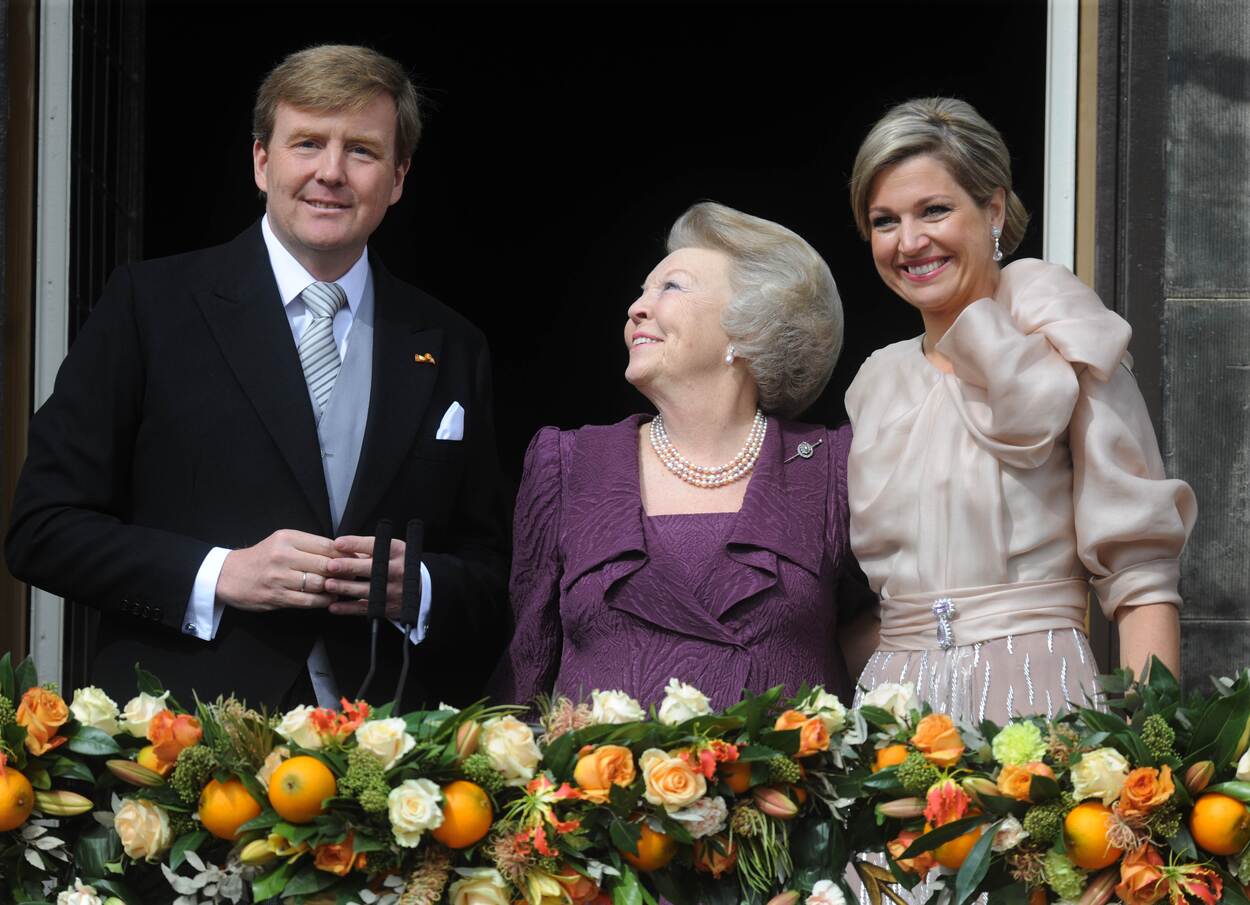 Koning Willem-Alexander, Prinses Beatrix en Koningin Máxima