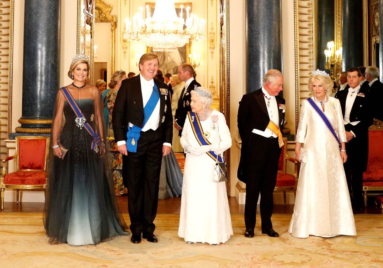 Koning Willem-Alexander en Koningin Máxima staatsbezoek aan Queen Elizabeth II