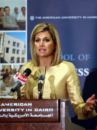 Prinses Máxima in Egypte ter promotie van ‘Inclusive Finance’, 23 - 25 november 2010