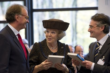 Koningin 25 november 2010 bij congres 60 jaar Sociaal-Economische Raad