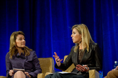 Seattle, 16 november 2010: Prinses Máxima bij eerste conferentie over sparen in ontwikkelingslanden