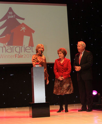 Utrecht, 19 november 2010: Prinses Margriet opent, in haar functie van vice-voorzitter van het Nederlandse Rode Kruis, de Margriet Winter Fair