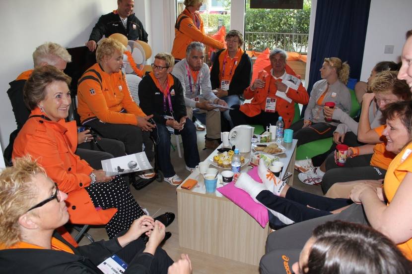 Prinses Margriet bezoekt Paralympische Zomerspelen