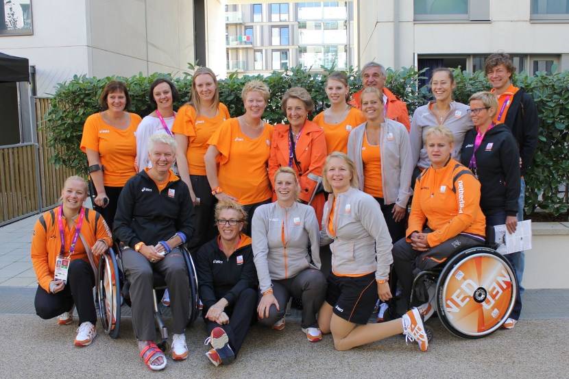 Prinses Margriet bezoekt Paralympische Zomerspelen