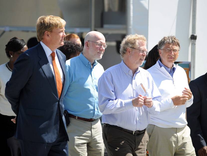 Prins van Oranje en Bill Gates bij ‘Reinvent the Toilet Fair’ in Seattle