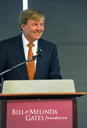 Prins van Oranje bij ‘Reinvent the Toilet Fair’ in Seattle