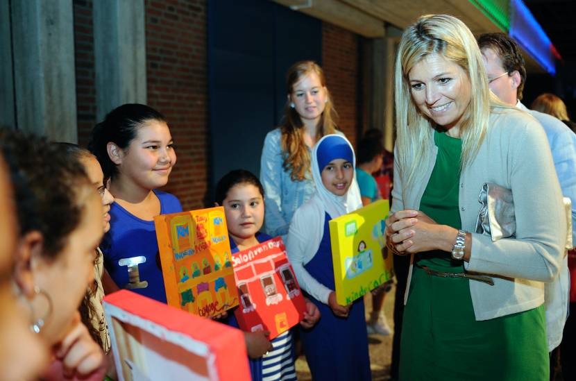 Prinses Máxima bij viering vijf-jarig bestaan Stichting Pet’je af