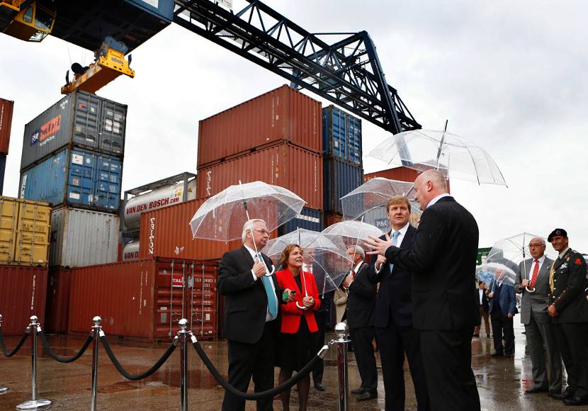 Prins van Oranje opent uitbreiding van Combi Terminal Twente B.V.