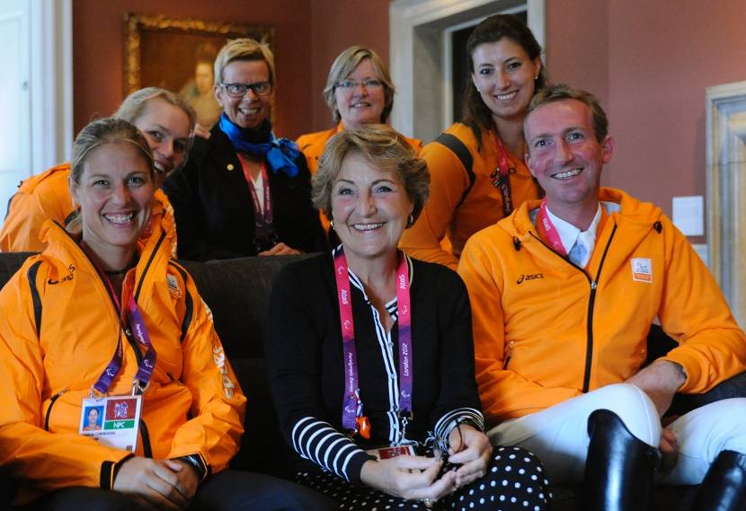 Prinses Margriet bezoekt Paralympische Zomerspelen