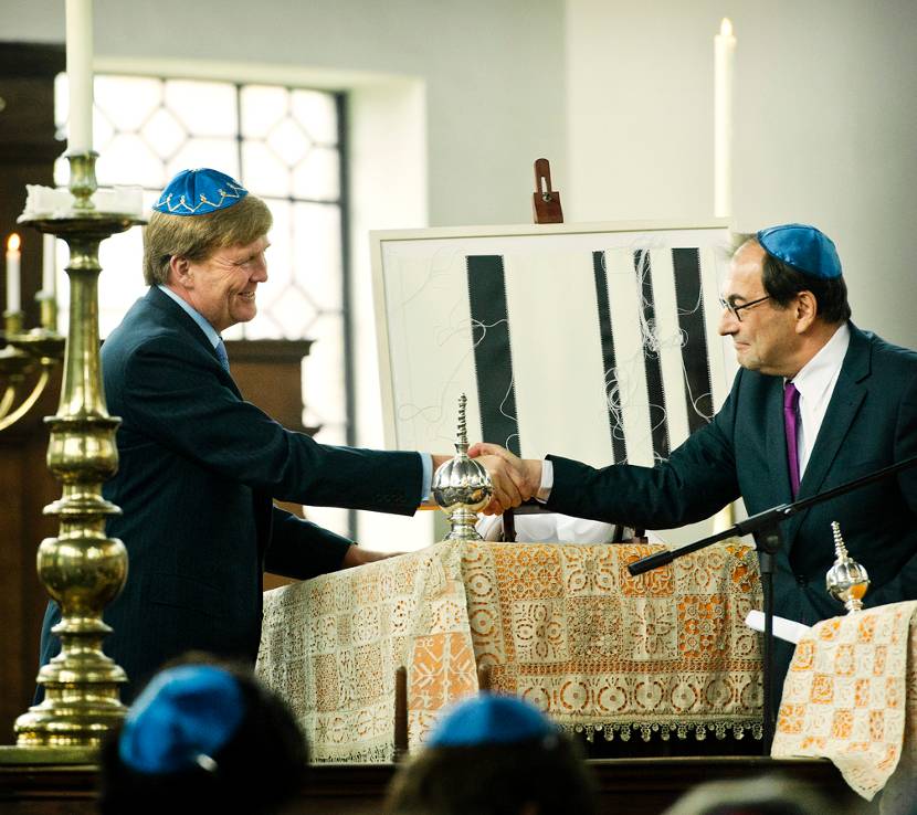 Prins van Oranje bij viering 80 jaar Joods Historisch Museum en lancering Joods Cultureel Kwartier