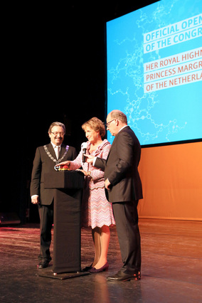 Prinses Margriet opent congres Internationale Farmaceutische Federatie FIP