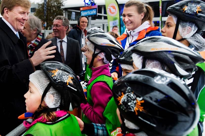 Prins van Oranje bij Papendal Sport Parade