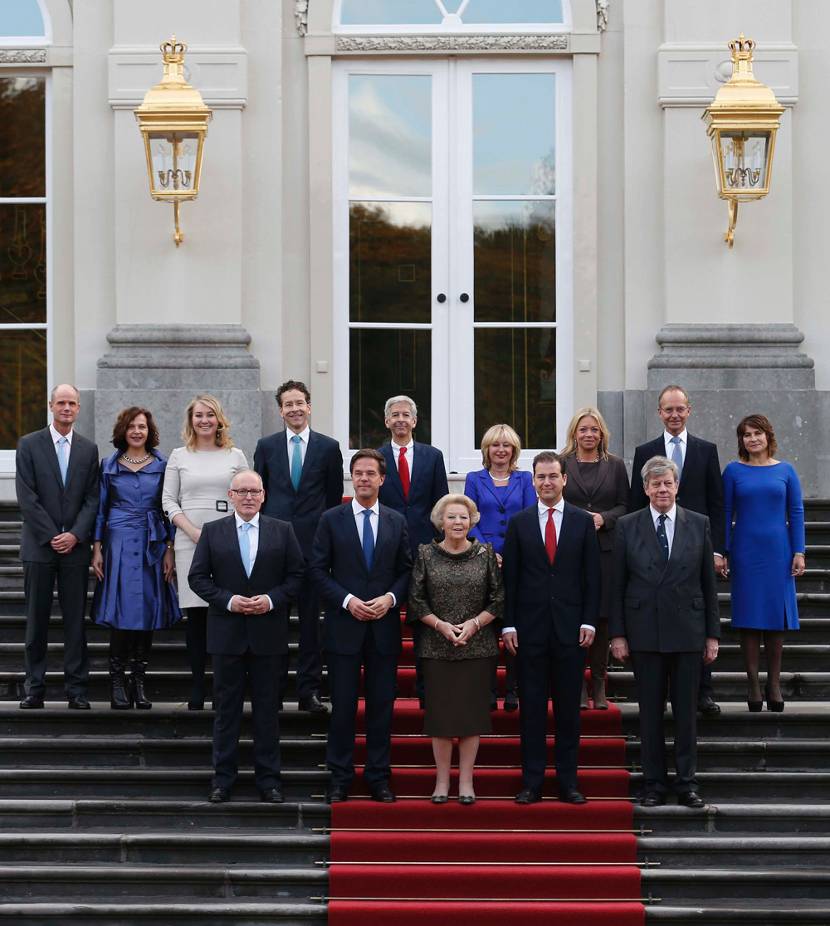 Beëdiging nieuw kabinet