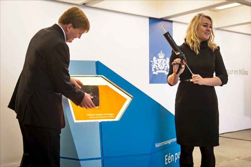 Prins van Oranje opent Watermanagementcentrum Nederland