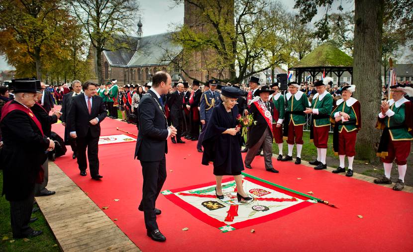 Koningin brengt streekbezoek aan de provincie Noord-Brabant.