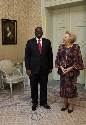 Koningin ontvangt president van de Republiek Senegal