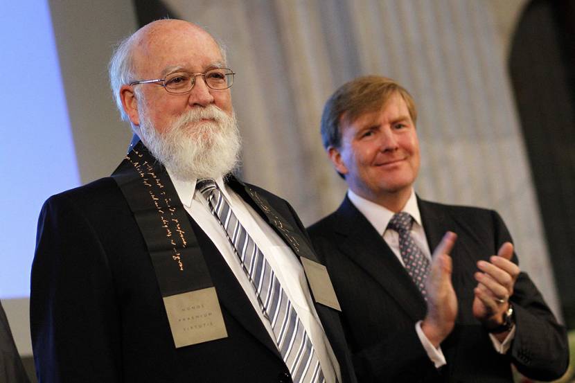 Prins van Oranje reikt Erasmusprijs 2012 uit aan Daniel C. Dennett