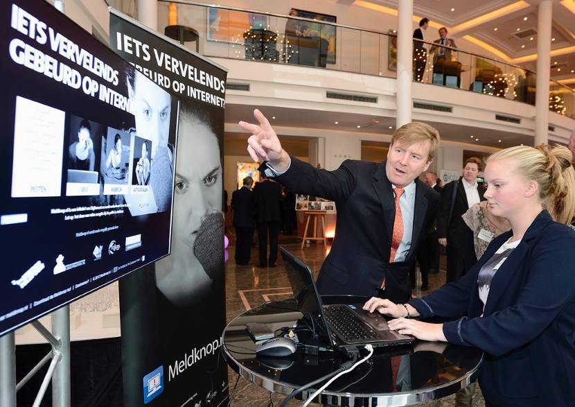 De Prins van Oranje bezoekt Jaarcongres ECP