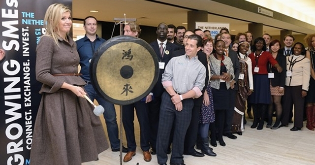 Prinses Máxima bij conferentie ‘Growing SMEs’