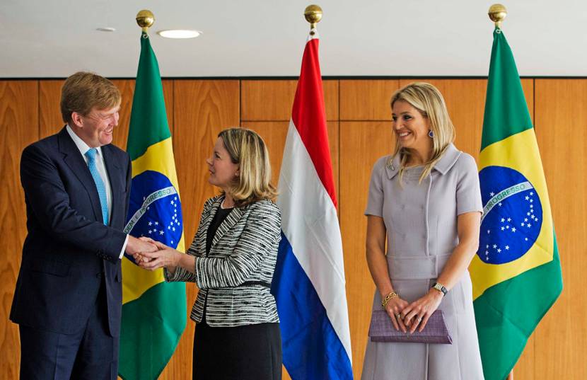 Prins van Oranje en Prinses Máxima bezoeken Brazilië