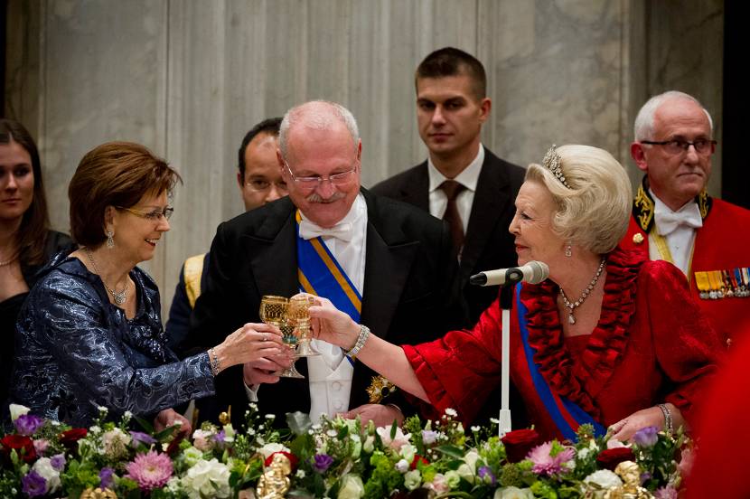 Staatsbezoek president Slowakije