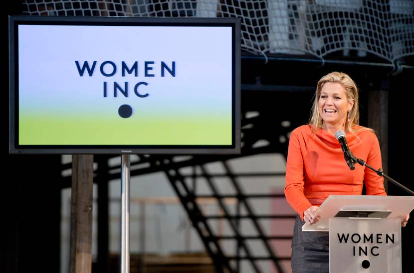 Prinses Máxima opent WOMEN Inc. Festival 2013.