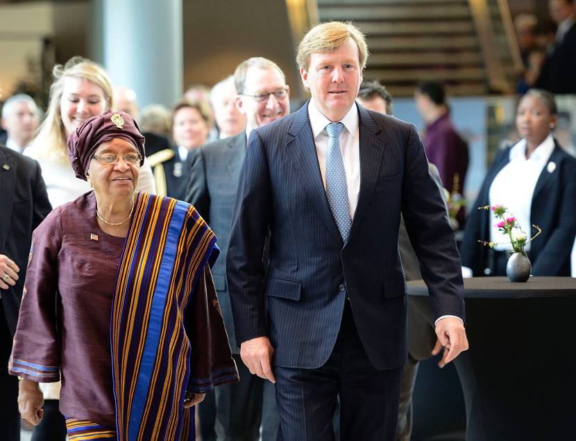Prins van Oranje houdt toespraak bij viering internationale Wereld Waterdag in Den Haag.