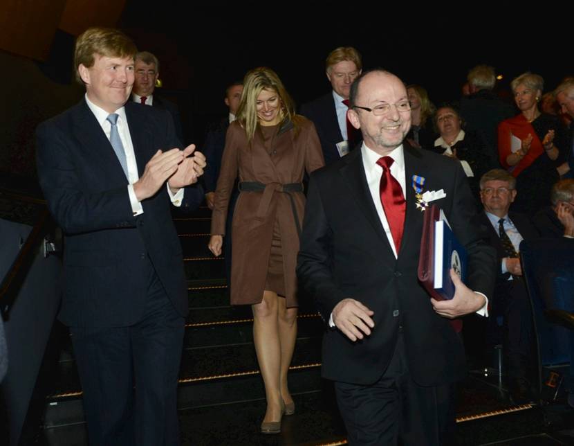 Prins van Oranje en Prinses Máxima aanwezig bij afscheidsbijeenkomst prof. dr. Paul Schnabel.