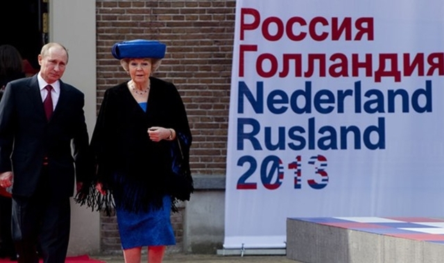 President Poetin bezoekt Nederland.