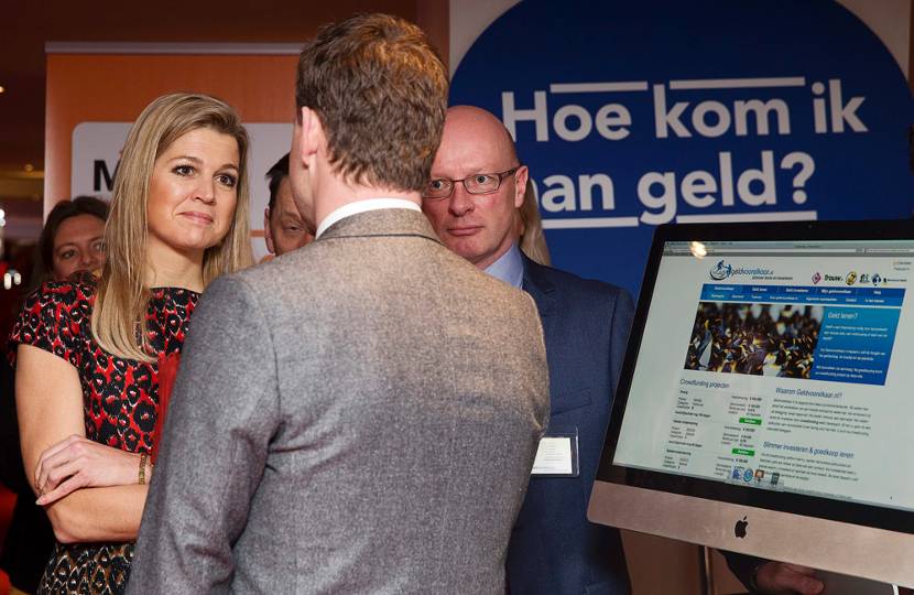 Prinses Máxima bezoekt Week van de Ondernemer.