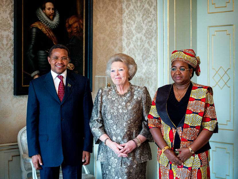 President Kikwete van Tanzania bezoekt Nederland.