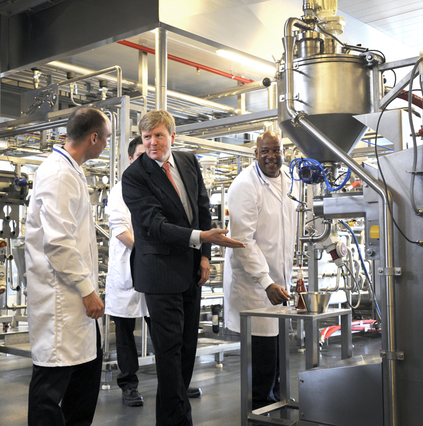 Prins van Oranje opent Heinz Innovatie Centrum in Nijmegen.