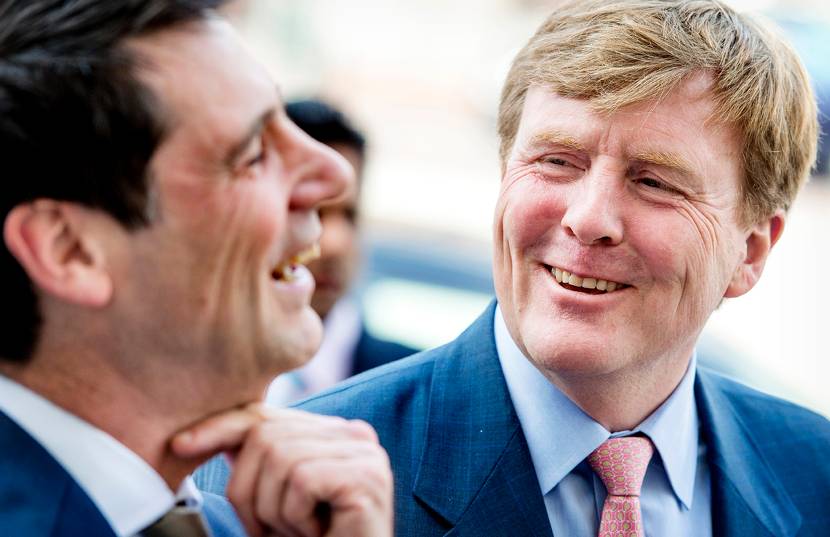 Prins van Oranje bij afscheidsseminar CPB-directeur Teulings.