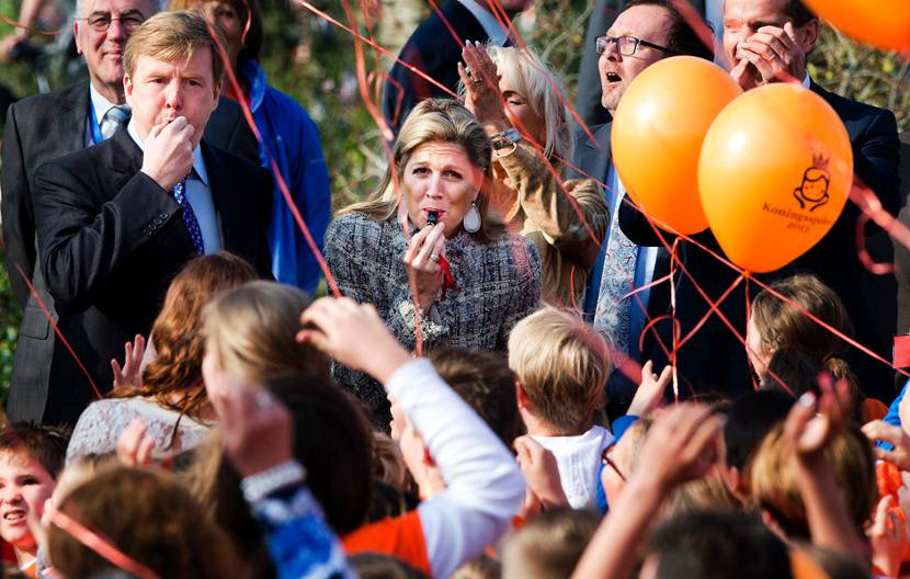 Prins van Oranje en Prinses Máxima openen Koningsspelen.