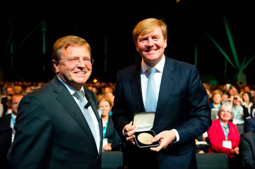 Koning bij opening European Cancer Congress.