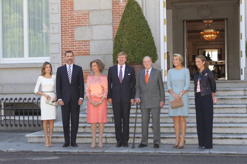 Koning en Koningin brengen kennismakingsbezoek aan Spanje.