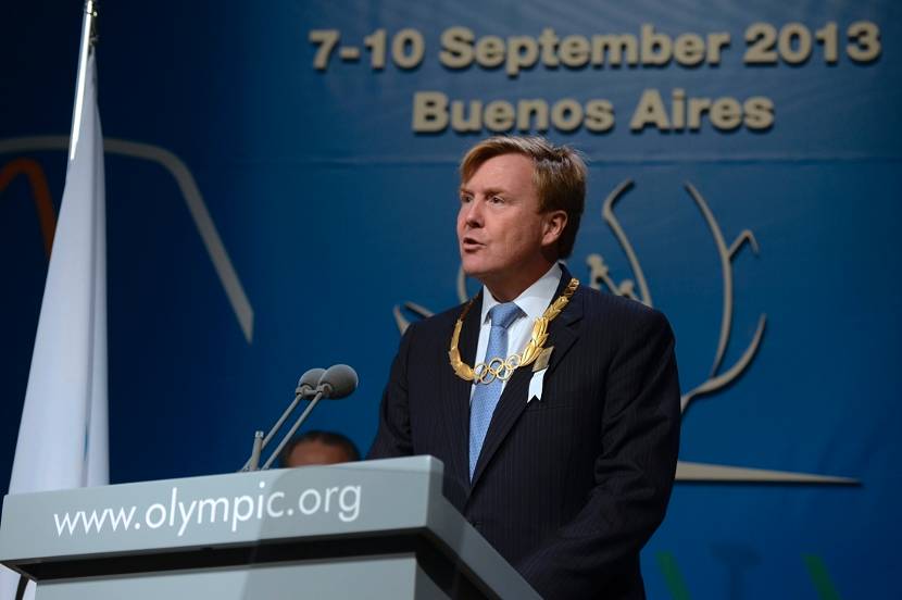 Koning bij IOC congres in Buenos Aires