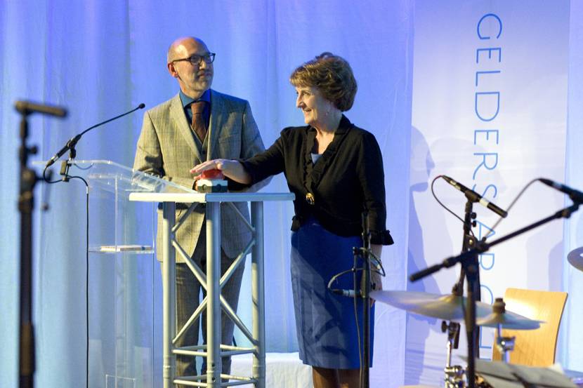 Prinses Margriet opent nieuw gebouw Gelders Archief.