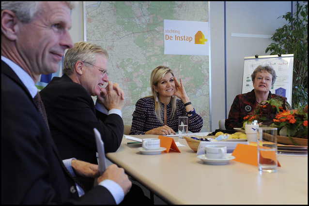 Koningin Máxima bezoekt project Huisvesting Plus.
