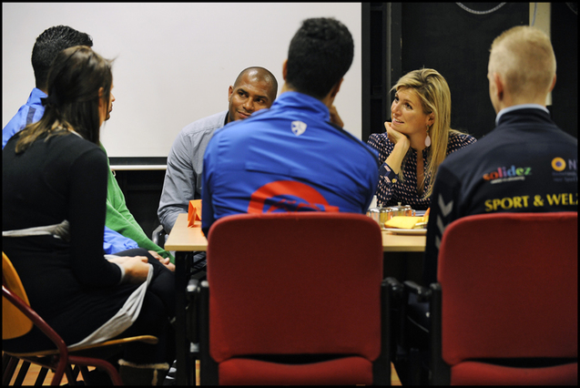 Koningin bezoekt initiatief Ondernemend Jong!.