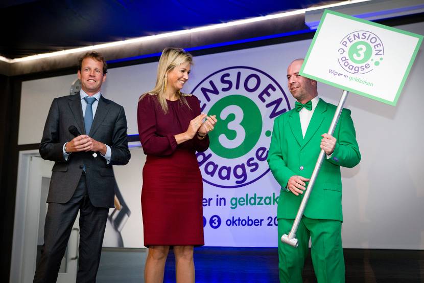 Koningin Máxima opent Pensioen3daagse.