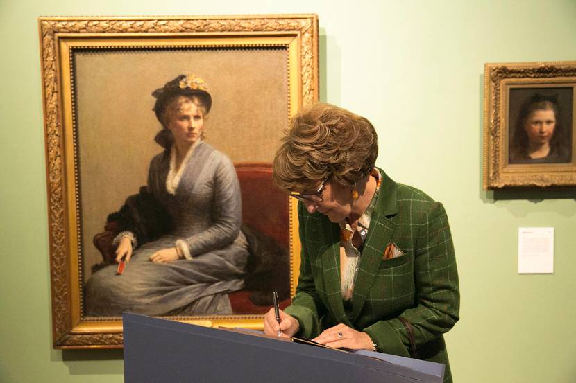 Prinses Margriet opent tentoonstelling Henri Fantin-Latour - Dromen op doek.