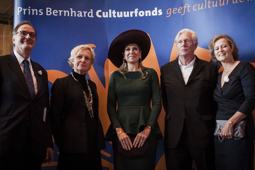 Koningin Máxima reikt Prins Bernhard Cultuurfonds Prijs 2013 uit.